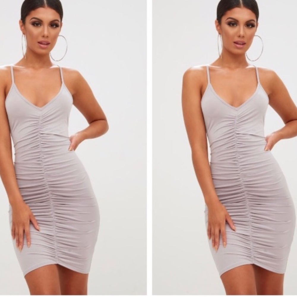 Riches strapped bodycon dress